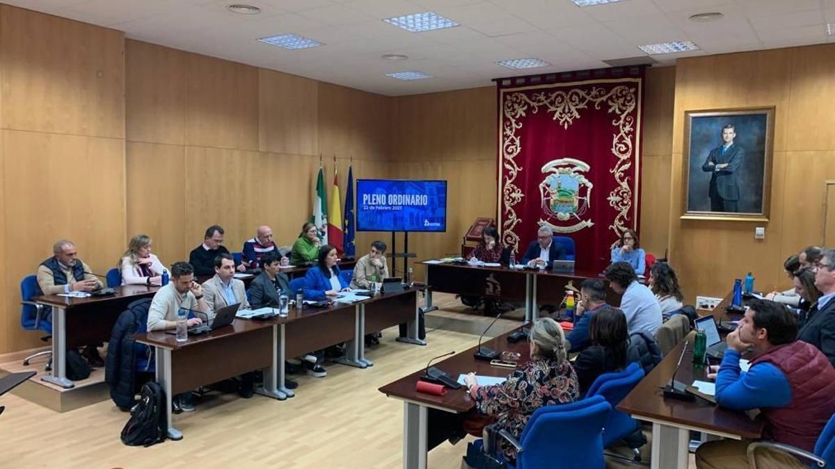 Un momento del debate de presupuestos en el pleno.