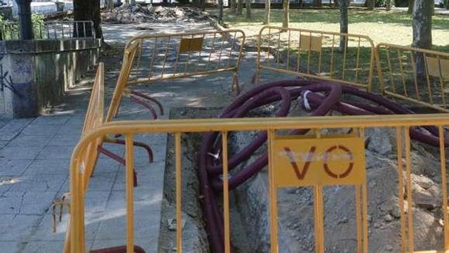 El parque del Centenario, en el recinto portuario. // Noé Parga