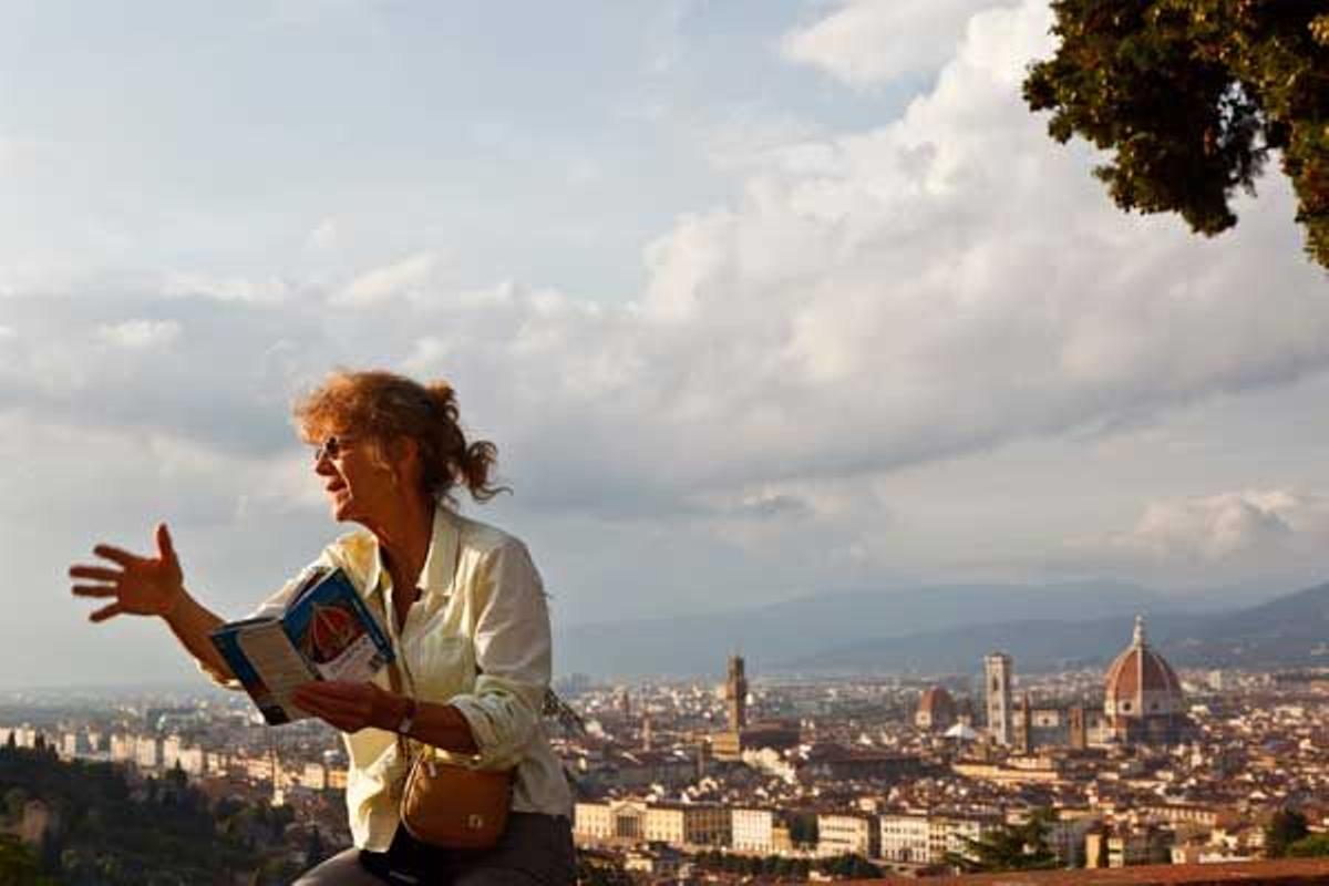 Vistas de Florencia desde San Miniato al Monte.