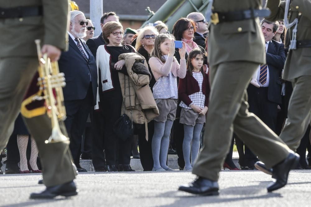 Parada militar del acto de celebración de la Inmaculada