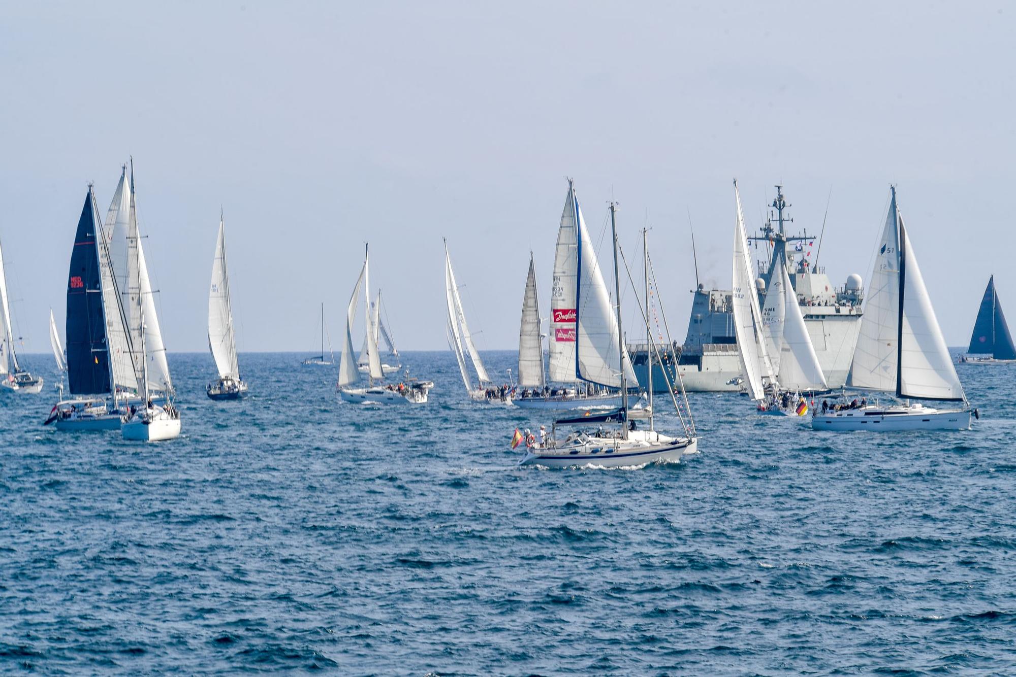 Salida de la regata ARC 2021 de Las Palmas de Gran Canaria