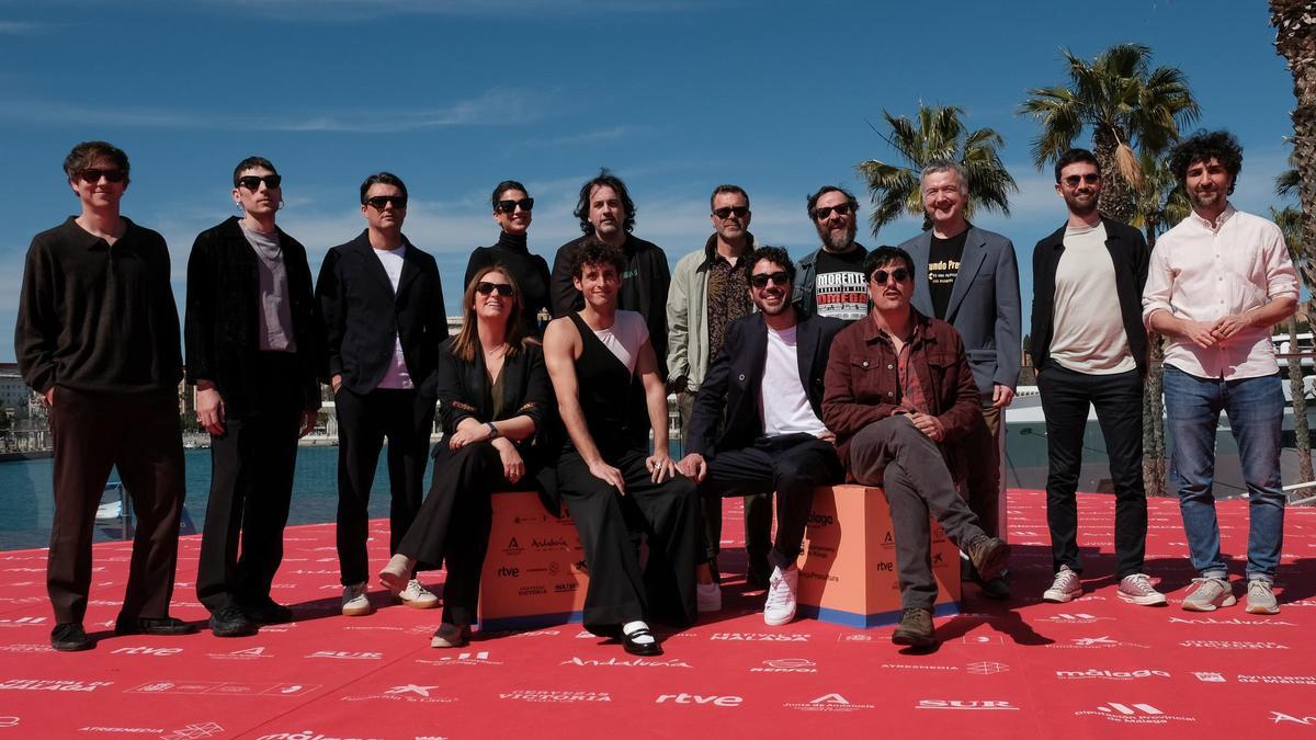 Photocall de la película de la sección oficial 'Segundo Premio' en el Festival de Málaga