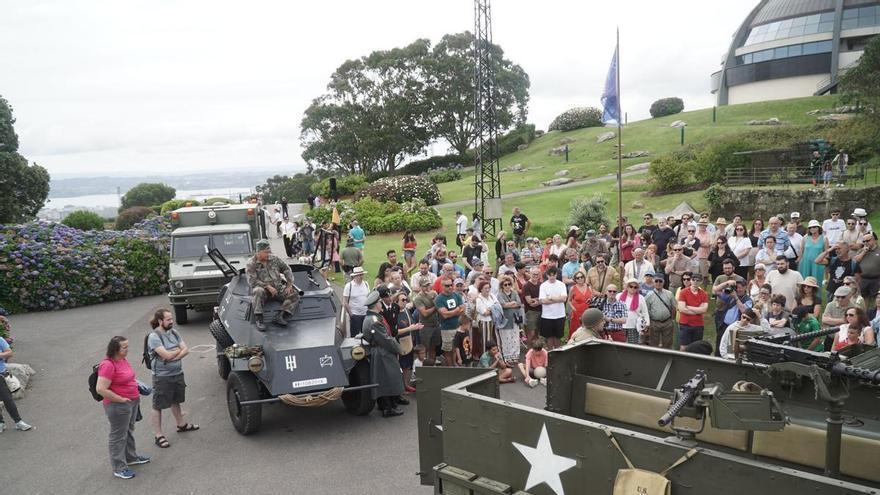 Recreación histórica en el monte de San Pedro de la Segunda Guerra Mundial