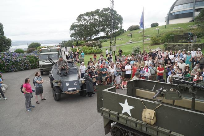 Recreación histórica en el monte de San Pedro de la Segunda Guerra Mundial