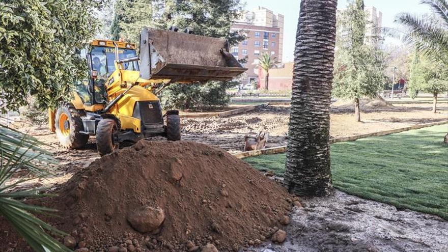 El parque de San Fernando se remoza después de 30 años con 230.000 euros