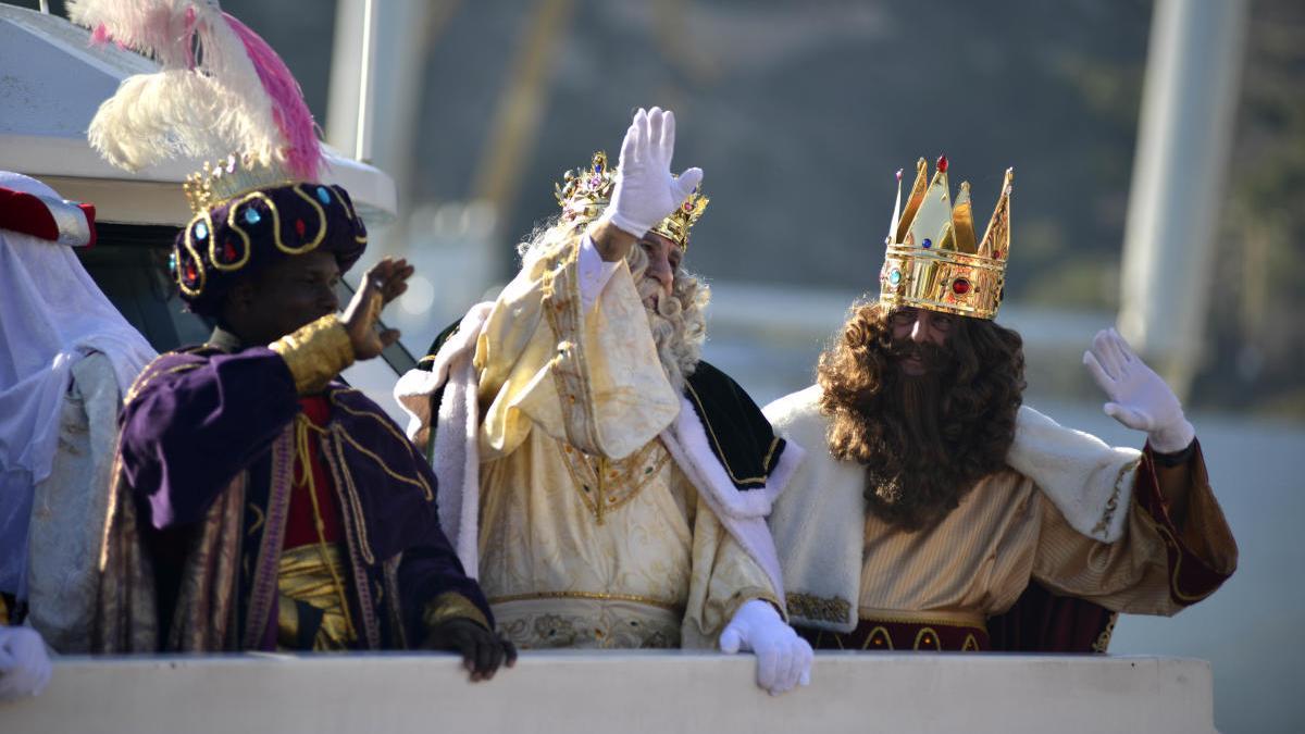 Una cabalgata de Reyes Magos en Murcia.