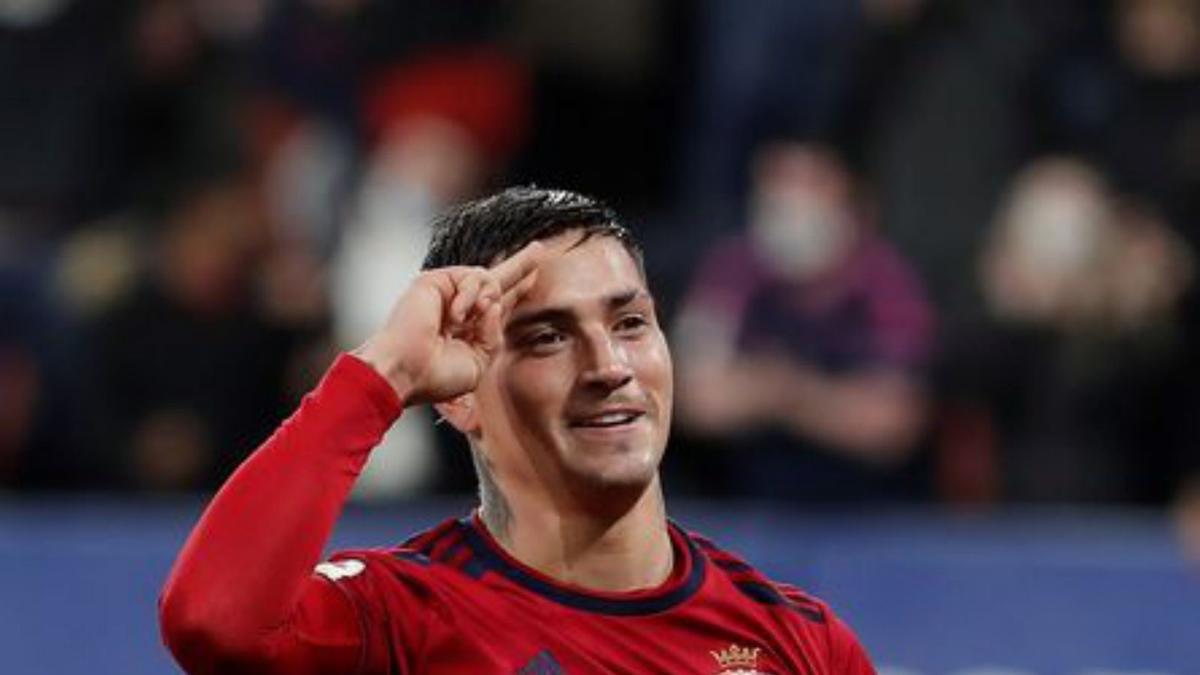 Chimy Ávila celebra el gol.  | EFE/JESÚS DIGES