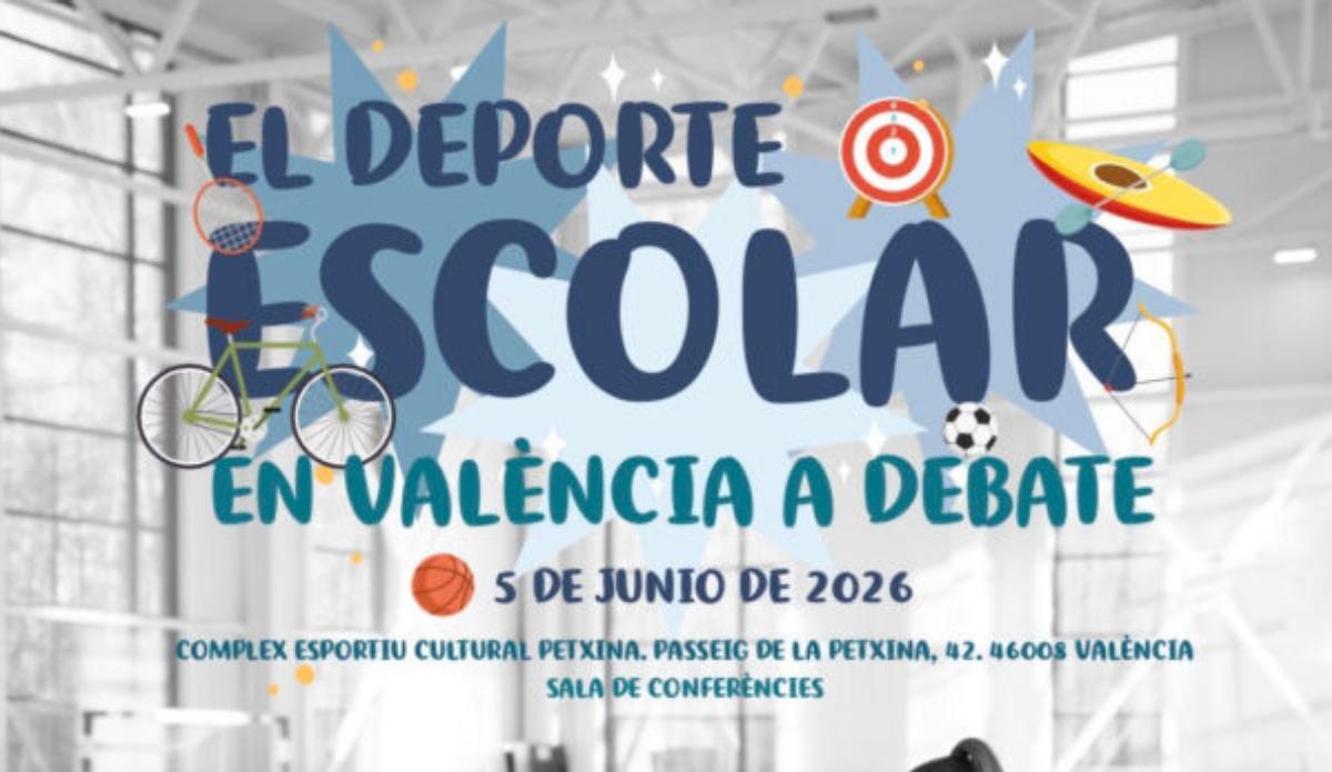 Valencia acoge este viernes las III Jornadas ‘El deporte escolar a debate’.