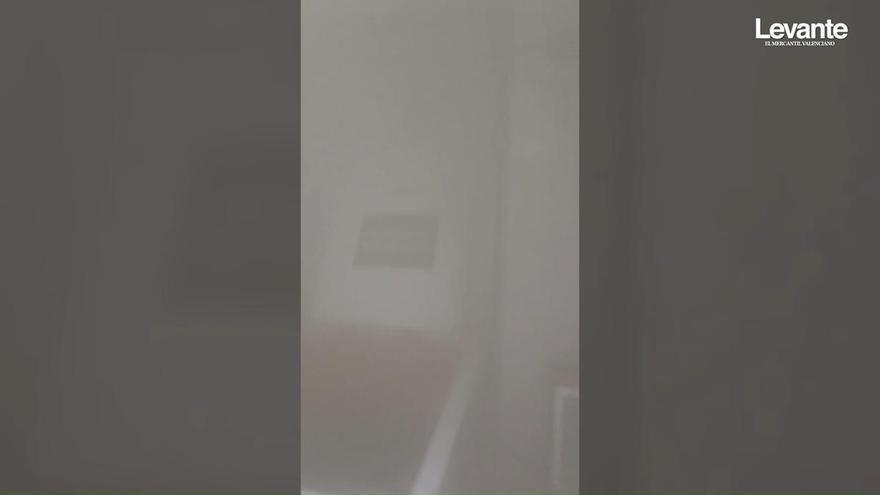 Imágenes del incendio del Mercado Central