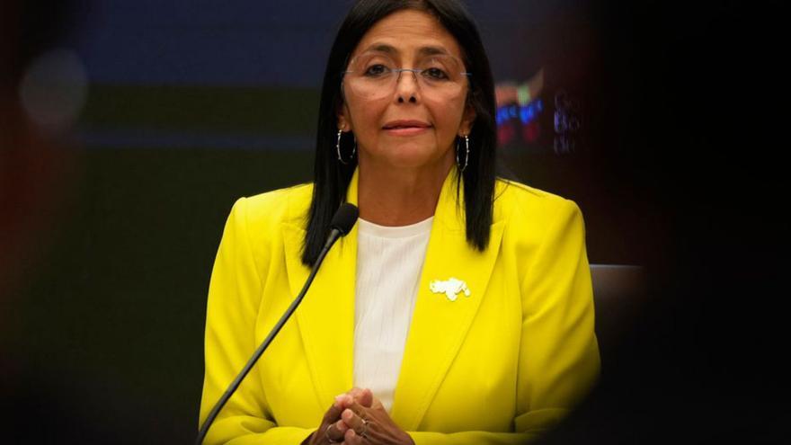 Delcy Rodríguez, vicepresidenta de Veneçuela. | ARIANA CUBILLOS / AP