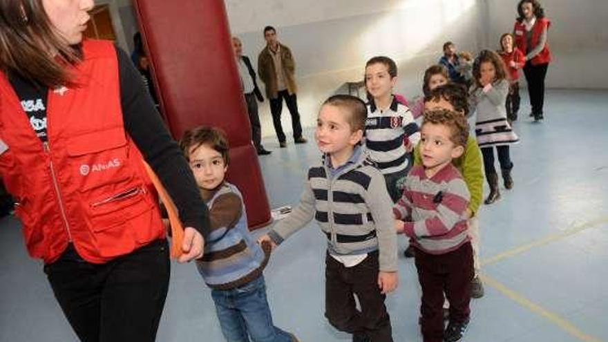 Una de las actividades ofrecidas a los niños. // G. Santos