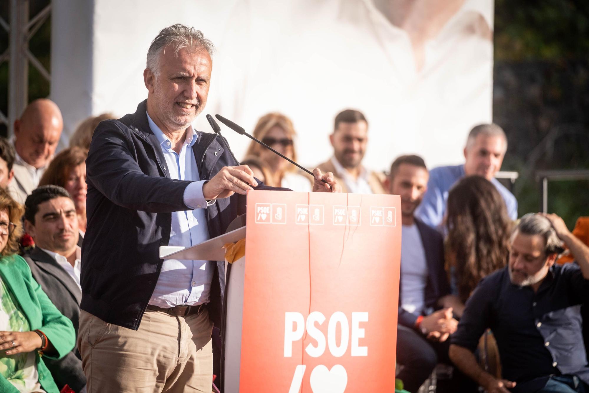 El PSOE presenta las candidaturas por la isla de Tenerife.