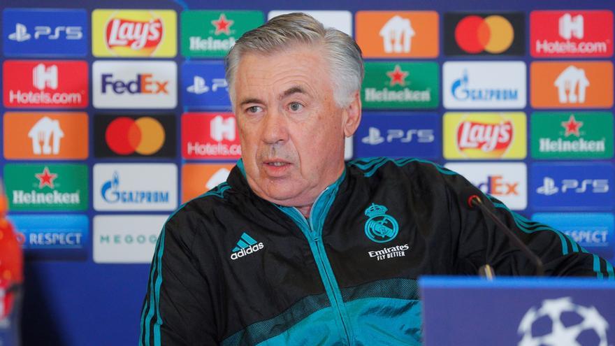 Ancelotti pone a Hazard el ejemplo de Mariano y defiende a Bale y Jovic