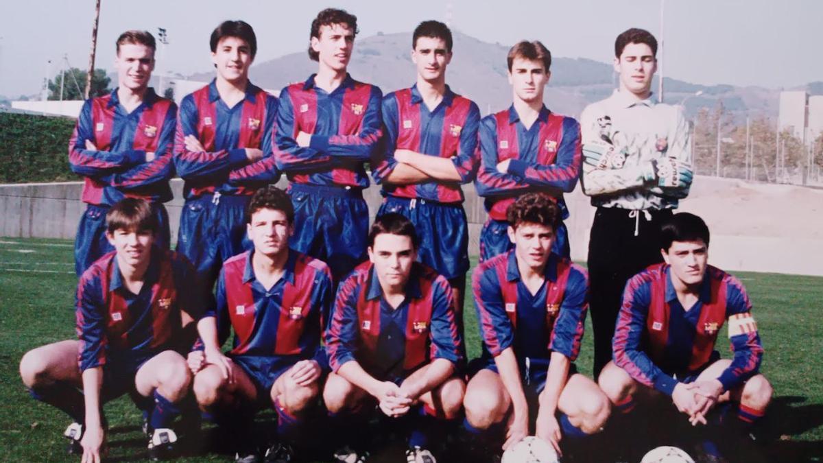 Quique Cárcel formó parte de las categorías inferiores del Barça