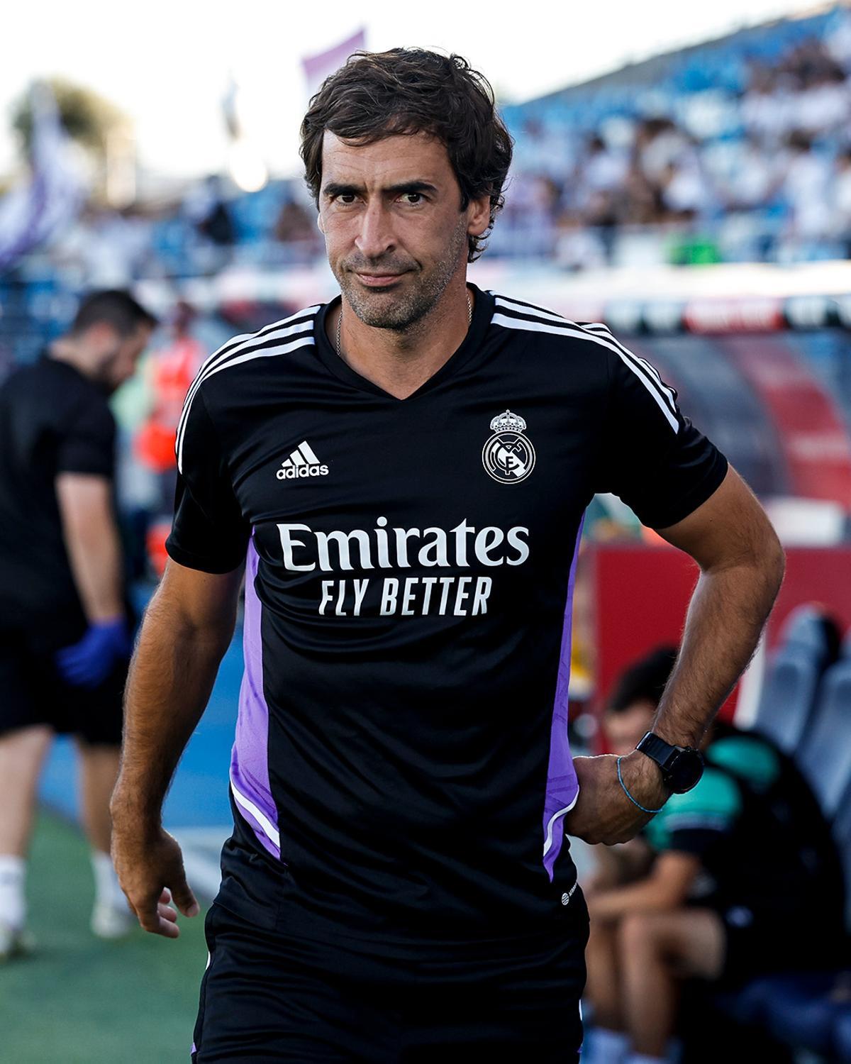 Raúl González, entrenador del Real Madrid Castilla.