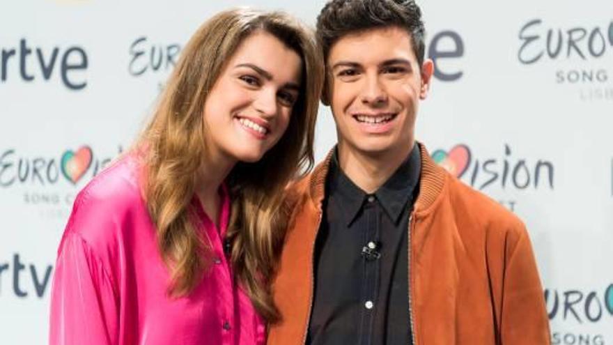 Amaia i Alfred, els últims representants d&#039;Espanya al festival.