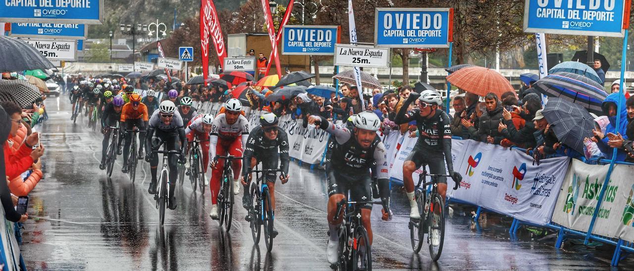 Morgado gana al sprint en Ribadesella la segunda etapa de La Vuelta a Asturias