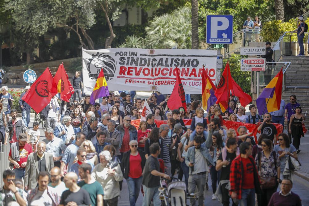 Unas 2.000 personas reivindican en Palma la recuperación de derechos de los trabajadores