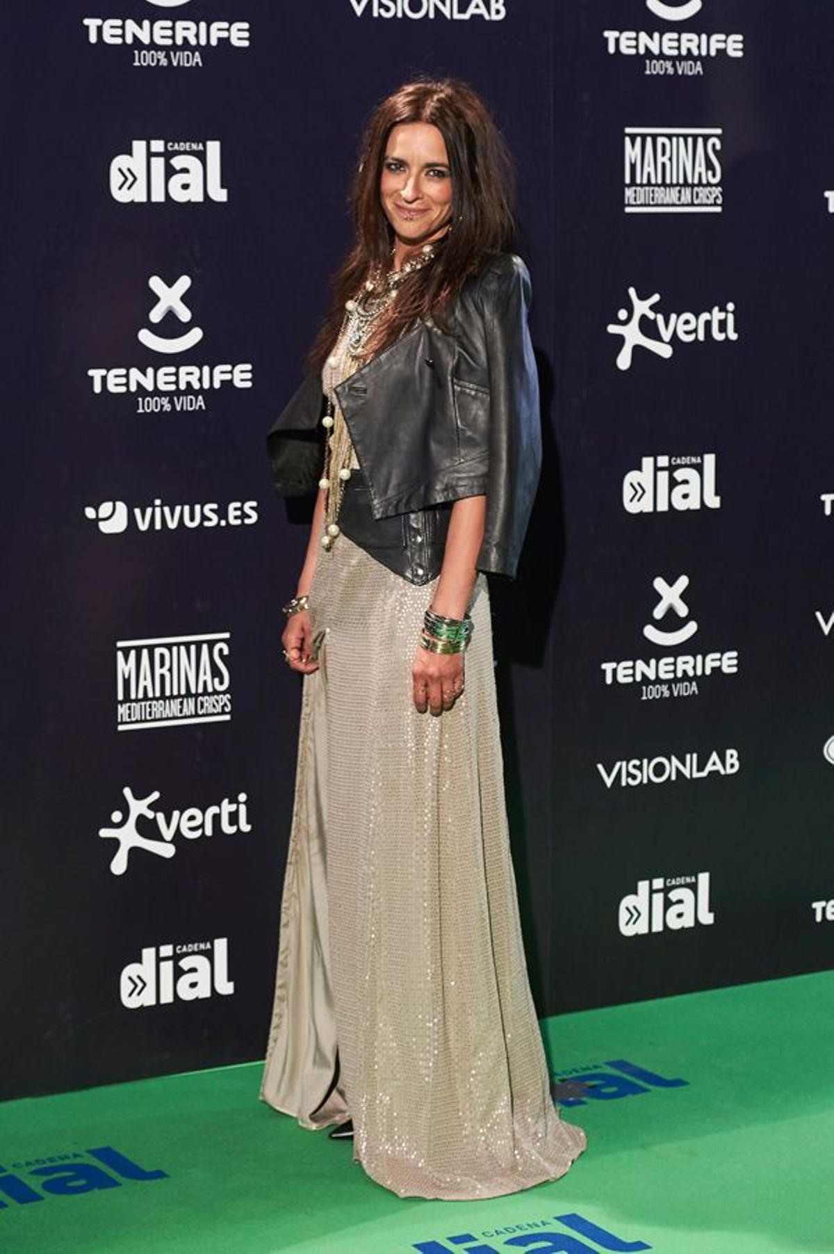 Bebe en la gala de los premios Cadena Dial en Tenerife