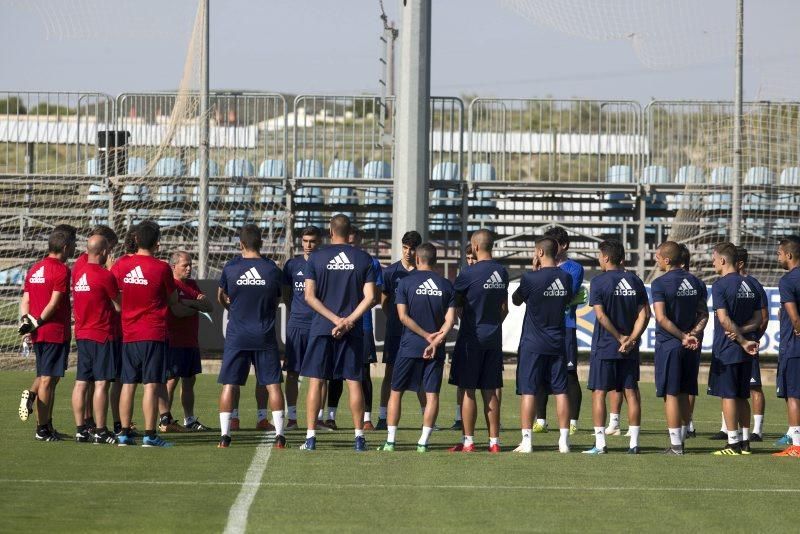 Primer entrenamiento del Real Zaragoza