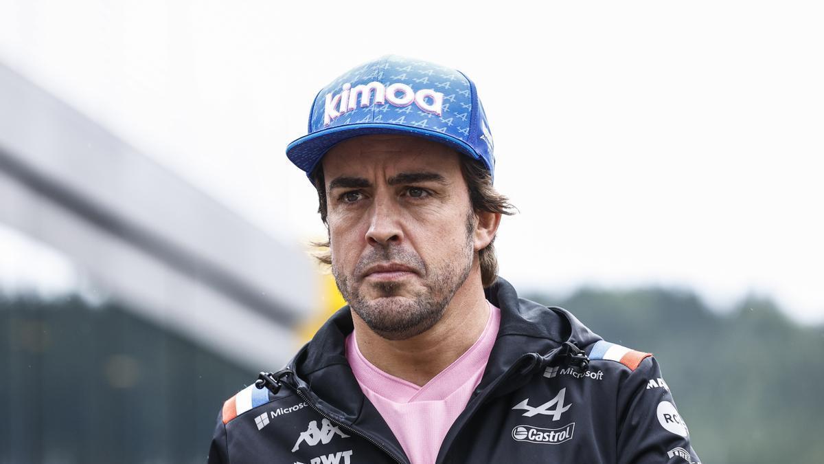 Fernando Alonso podría renovar antes de llegar a Bélgica.