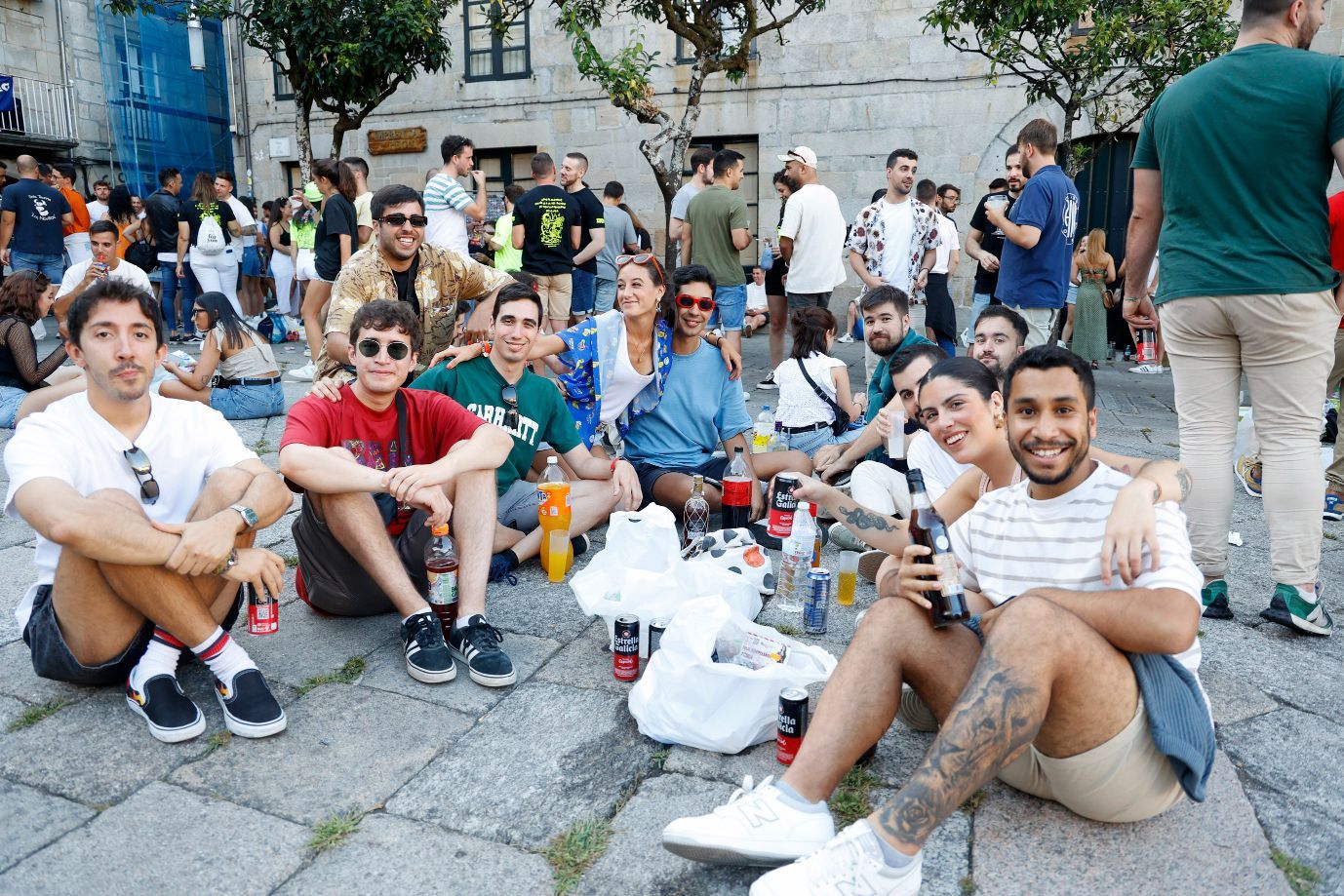 Las fiestas de A Peregrina llenan Pontevedra