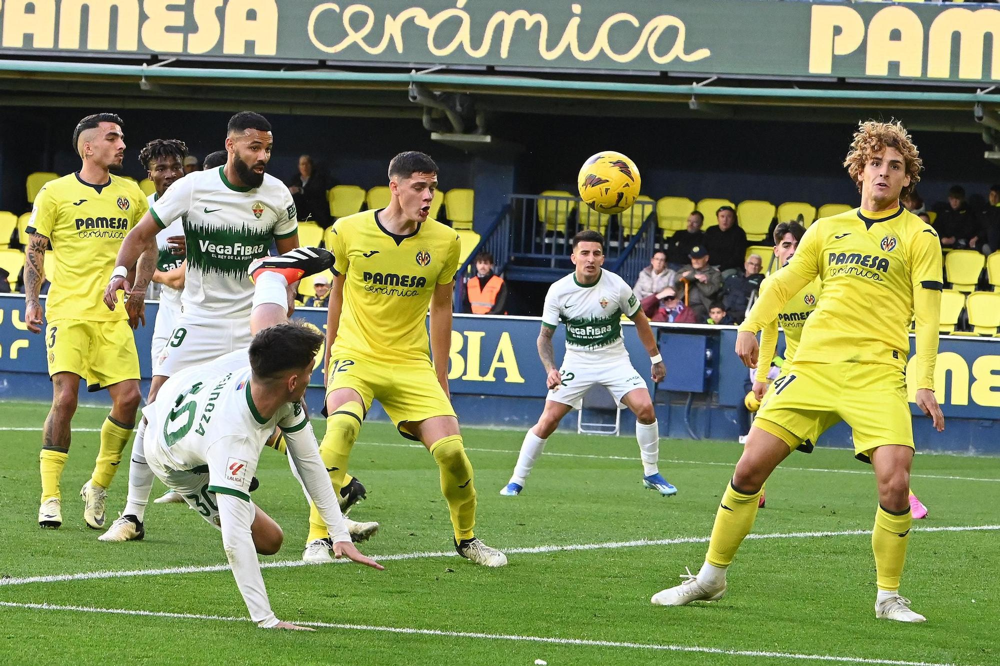 Las imágenes del Villarreal B - Elche CF