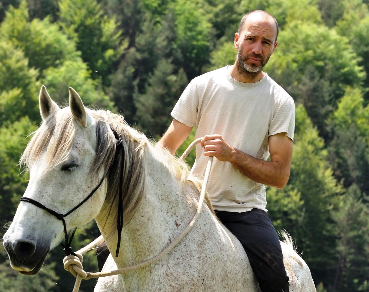 Maurici Biosca, un actor y escritor defensor de los caballos.