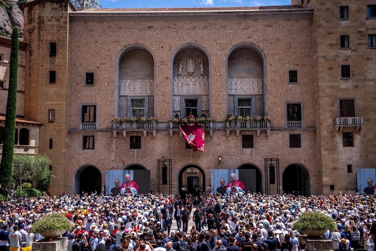 El Papa León XIV visita Montserrat