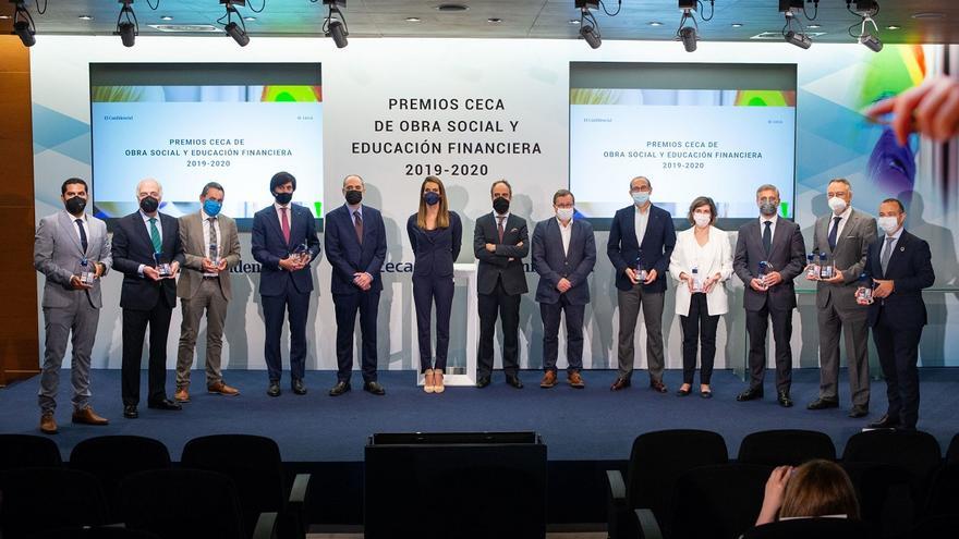 La CECA premia a Unicaja Banco y a la Fundación Unicaja por el proyecto Edufinet e iniciativas de obra social