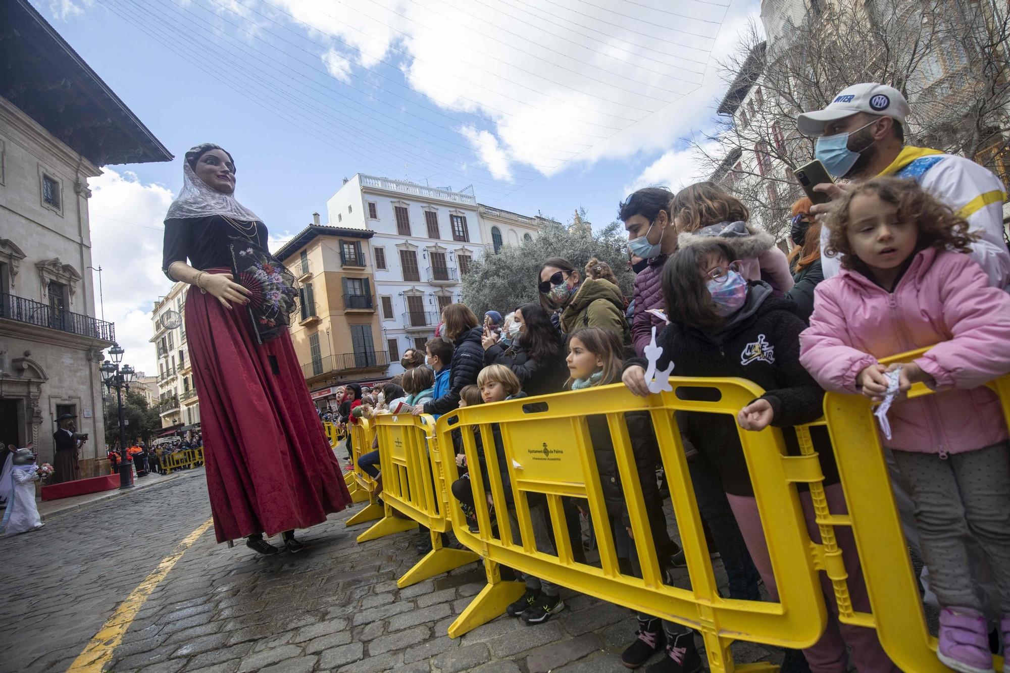 Centenares de personas dan el 'sus' a las fiestas de Sant Sebastià de Palma