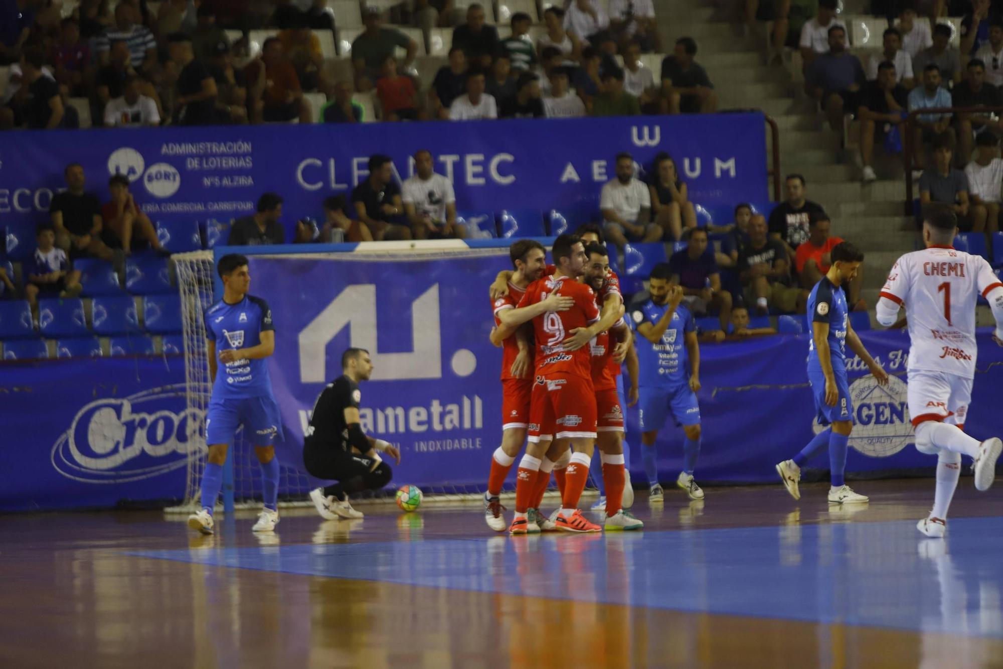 Primer partido del Alzira FS en la máxima categoría en el Palau d'Esports ante el Cartagena