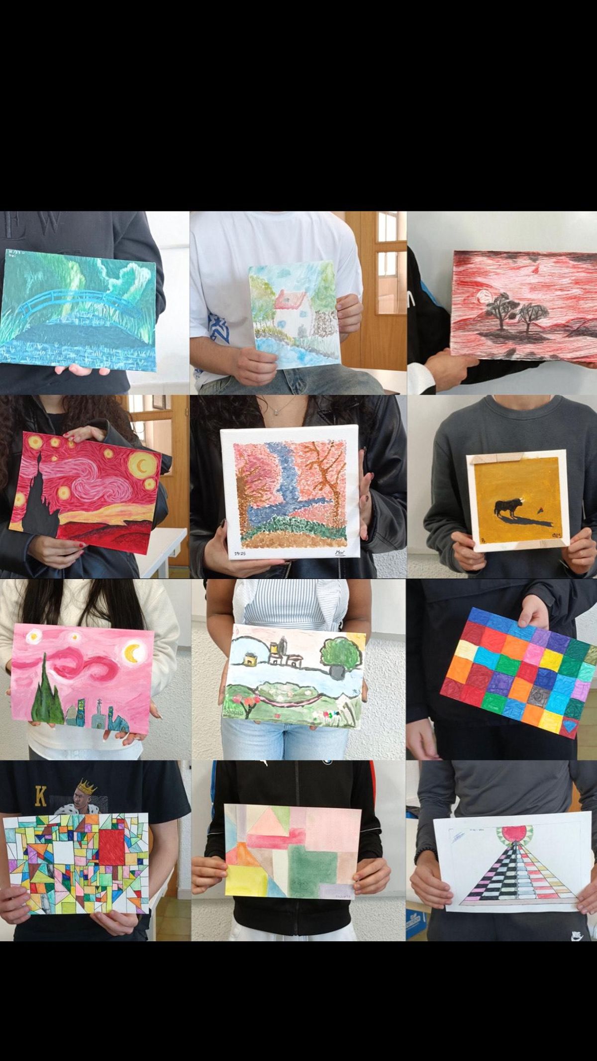 Taller de pintura del Colegio La Salle Gran Vía de Zaragoza