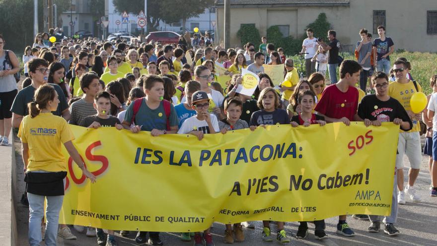 Protesta en Alboraia.