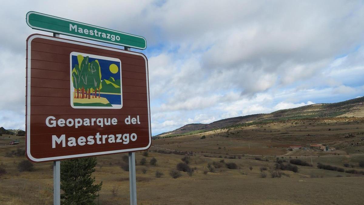 Geoparque del Maestrazgo (Teruel), cerca de donde se ubicarán varios de los aerogeneradores del macroparque.