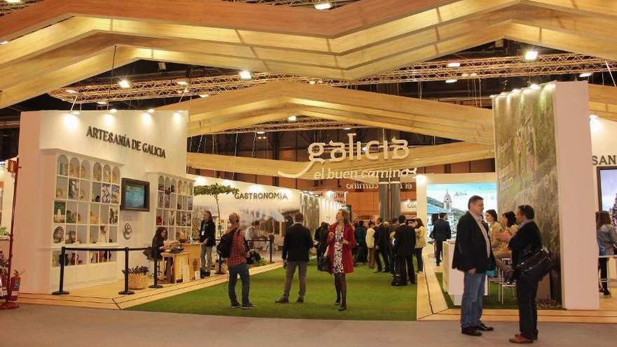 El stand de Galicia en la Feria Internacional de Turismo de Madrid. // E.P.