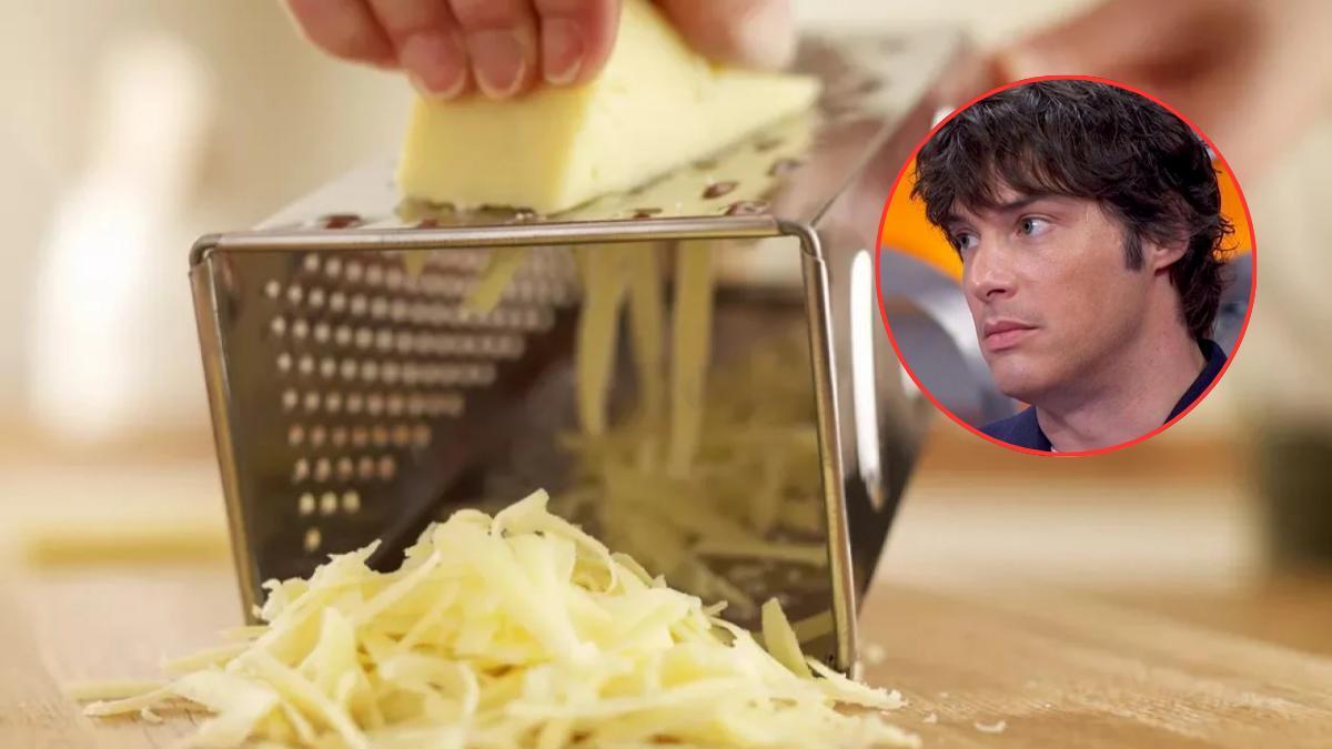 Jordi Cruz, sobre el queso rallado