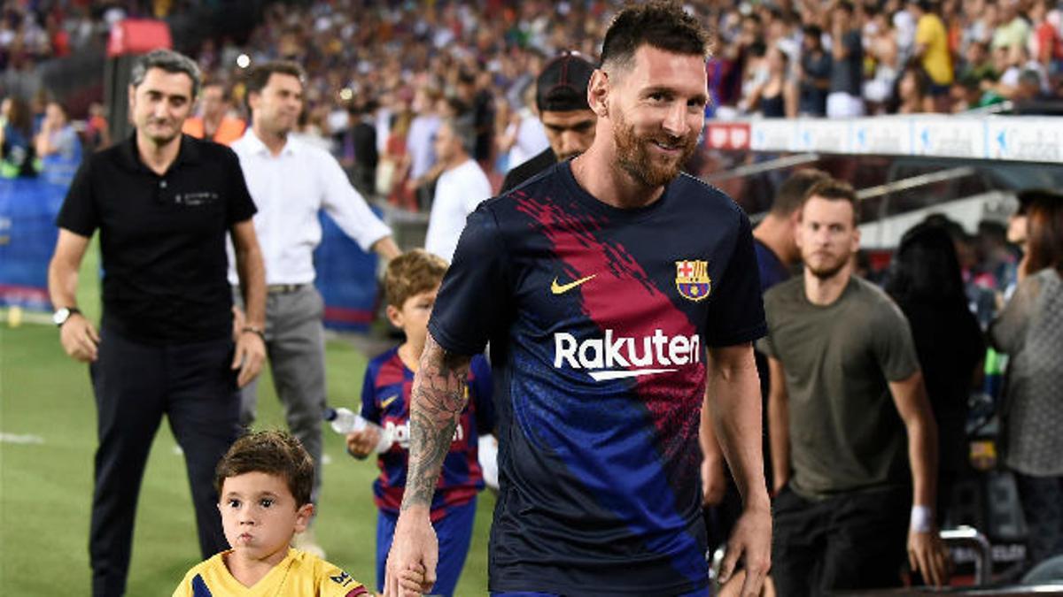 Messi: "Mi hijo Mateo se enfadó cuando dije que él no era del Barça"