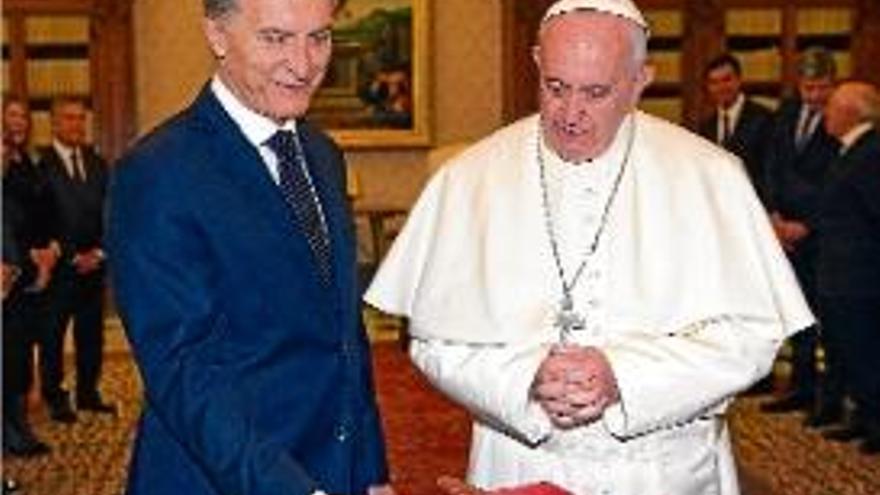 El Papa es reuneix amb Macri al Vaticà