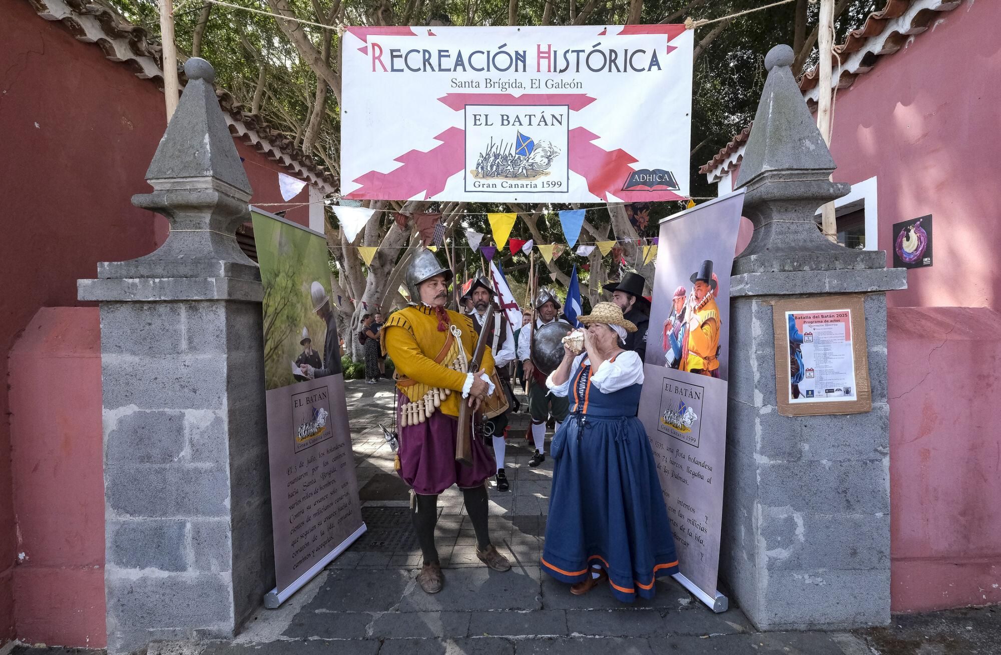 Recreación de la Batalla del Batán en Santa Brígida. 