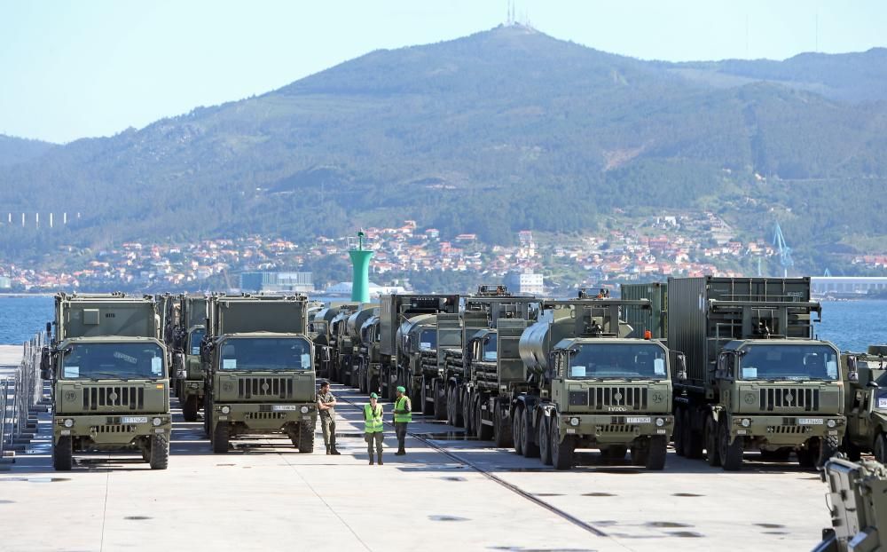 Desfile de acorazados desde Vigo rumbo al Báltico