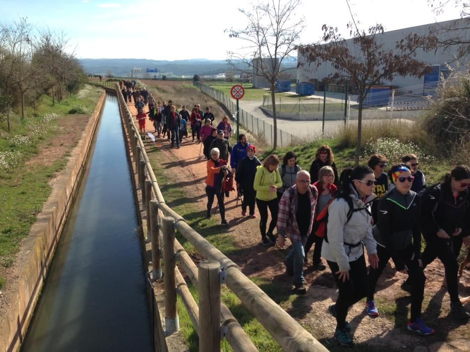 Participants en la Transèquia a Santa Anna