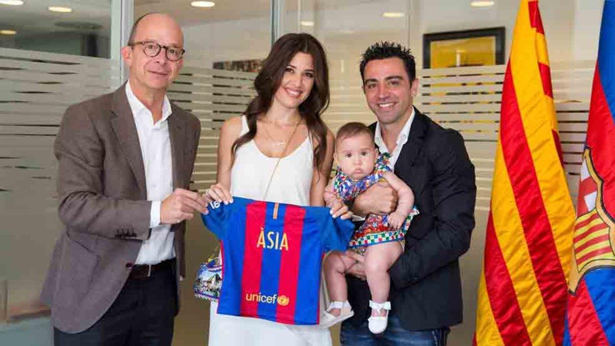 Xavi Hernández y Núria Cunillera son padres por segunda vez