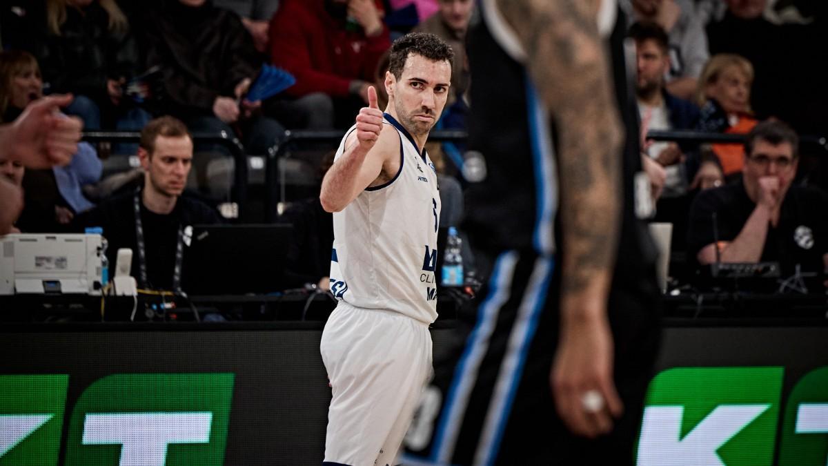 Ferran Bassas, en el partido de Eurocup ante Hamburg