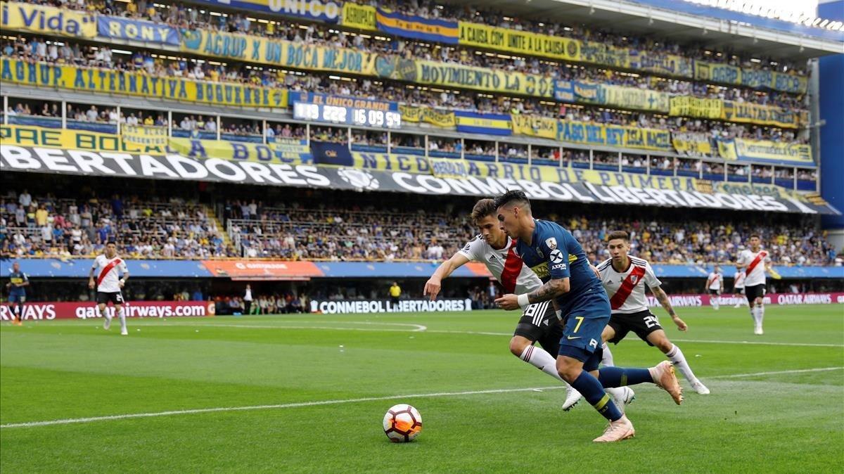 aguasch45864098 soccer football   copa libertadores final   first leg   boca181121110948