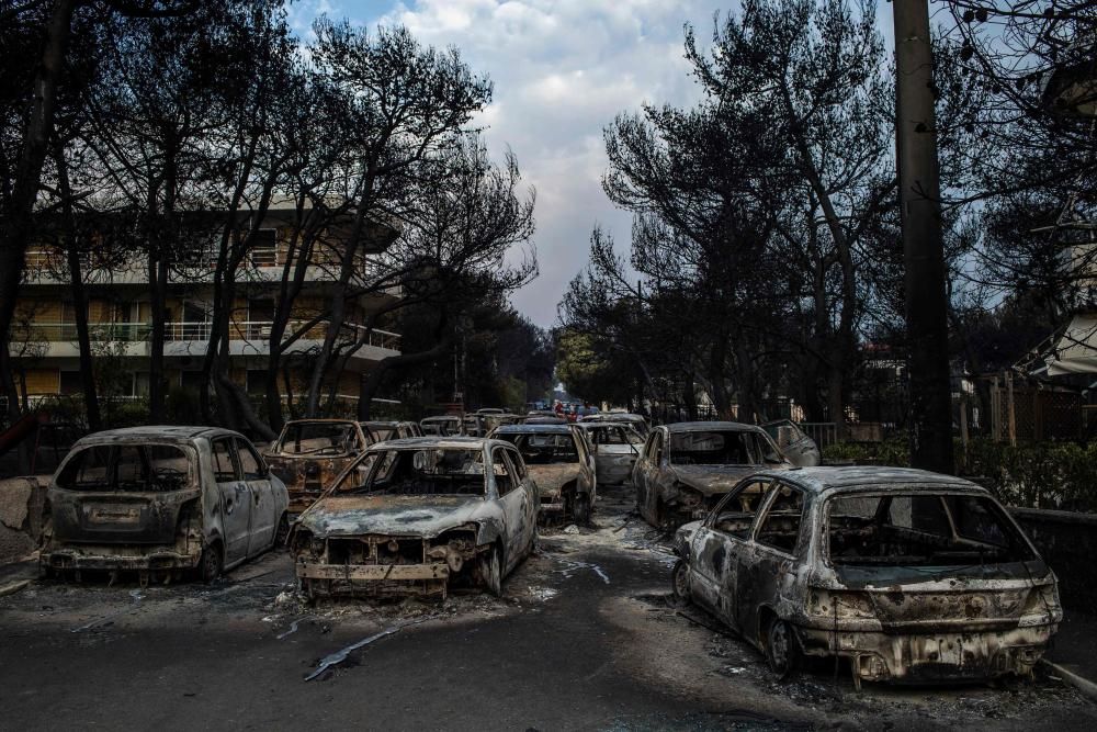 Las consecuencias de los incendios de Atenas