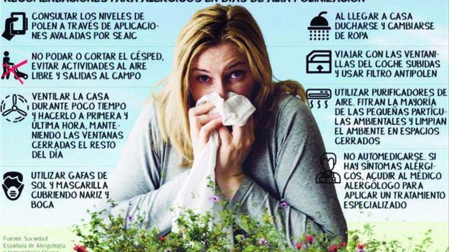 La pandemia, una ‘aliada’ contra la alergia primaveral.