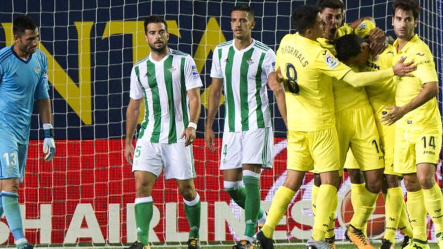 Una imagen de archivo celebrando un gol ante el Betis.