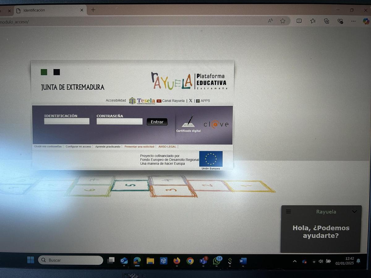 Plataforma educativa Rayuela.