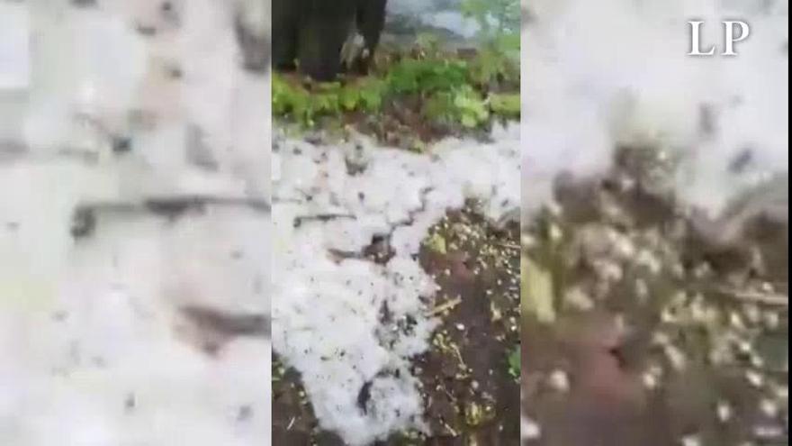 Granizo en Teror